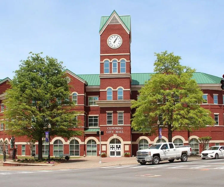 Cumming City Hall – Landmark in a City Fully Covered by Our SEO Services in Cumming, GA